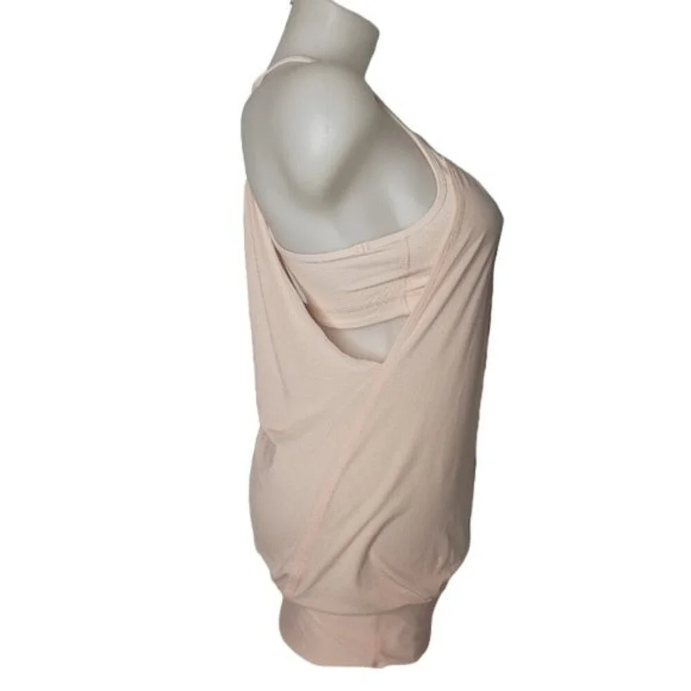 Lululemon No Limits Tank Top Built in Bra Light Peachy Pink Size 6